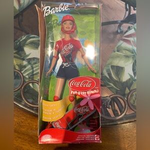 Barbie Coca-Cola Doll in Red and Blue Attire